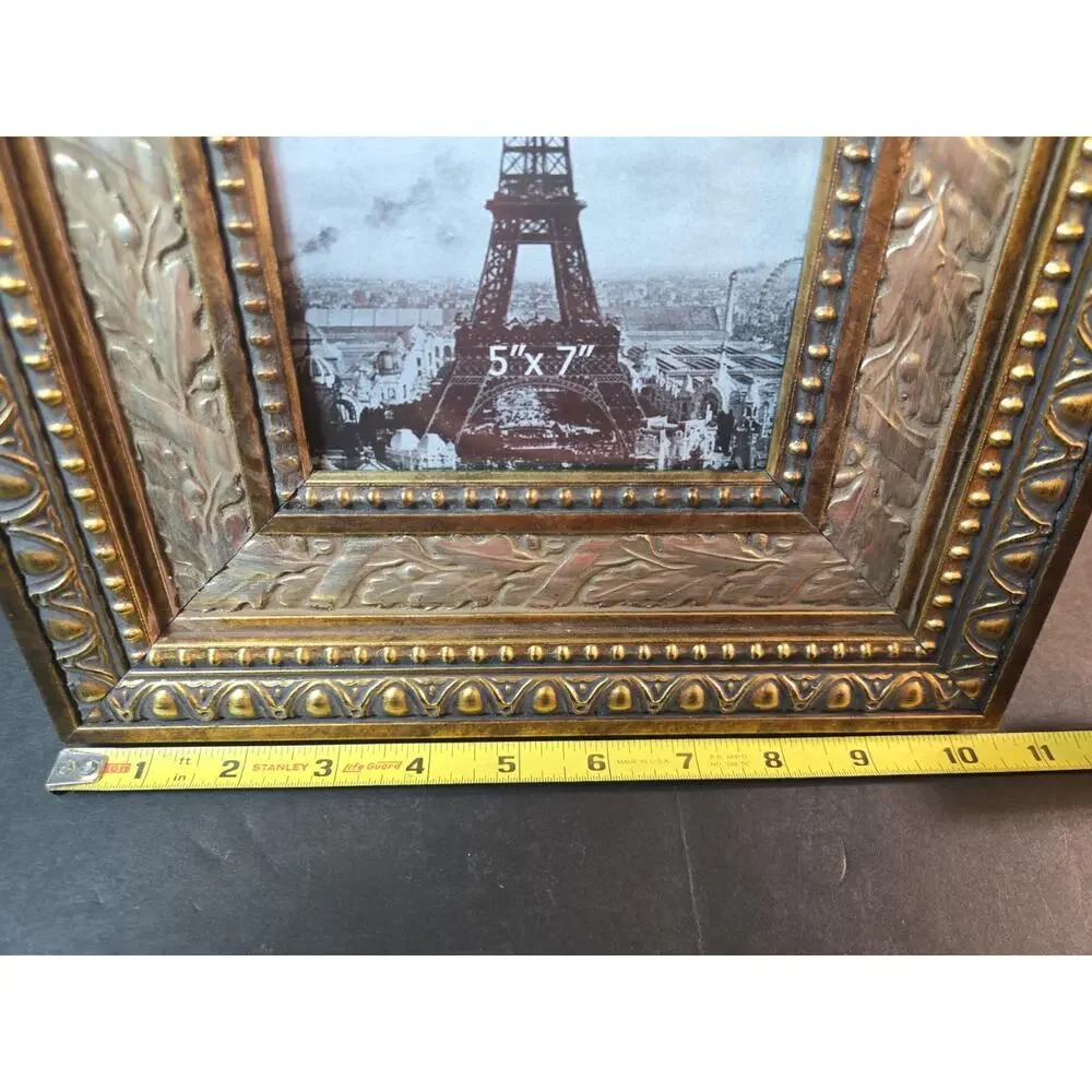 Vintage Galleria Picture Frame 5x7 Gold Ornate Wood Photo Frame